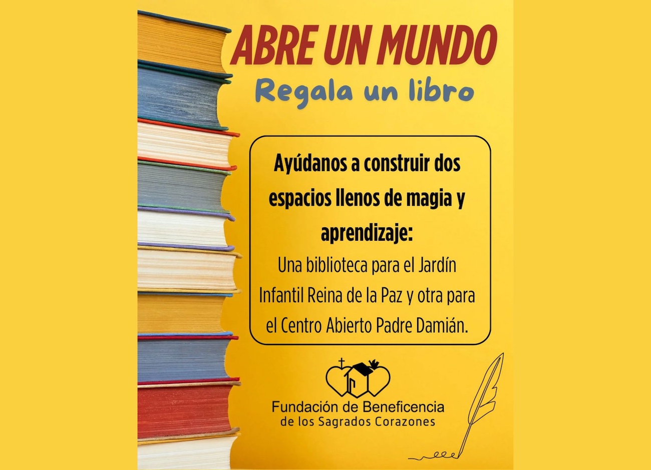 Ayúdanos a tener una biblioteca en el jardín Reina de la Paz y en el ...