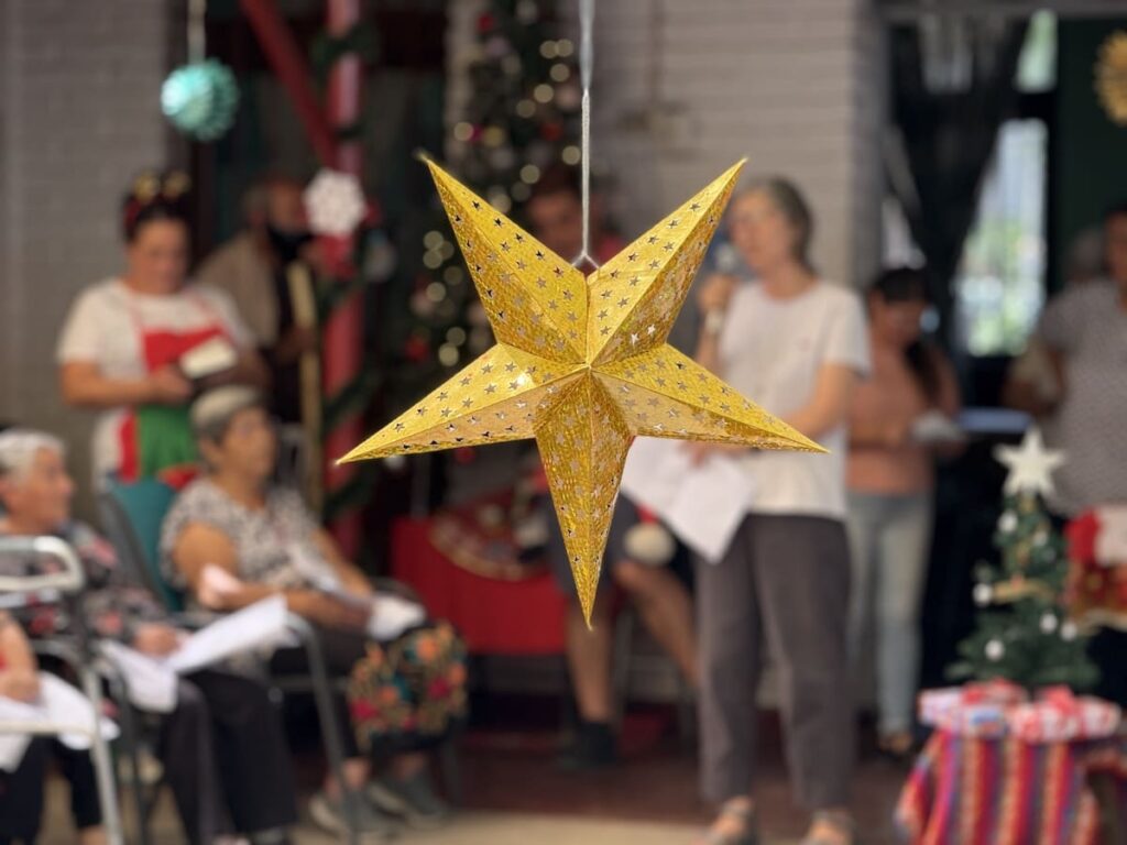 Celebración con las familias centro abierto padre damián fundación Sagrados Corazones